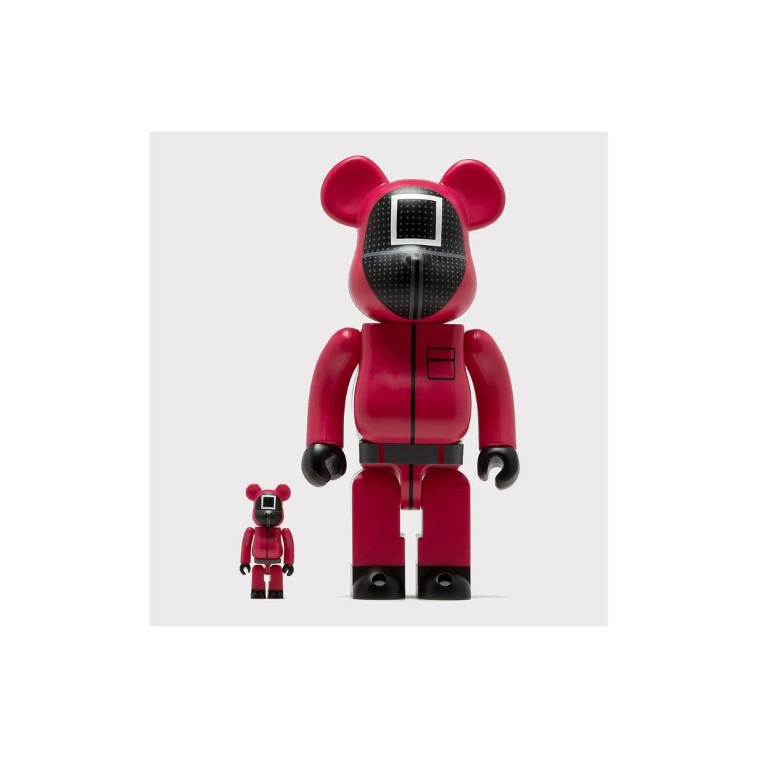 BEARBRICK SQUID GAME MANAGER ROJO