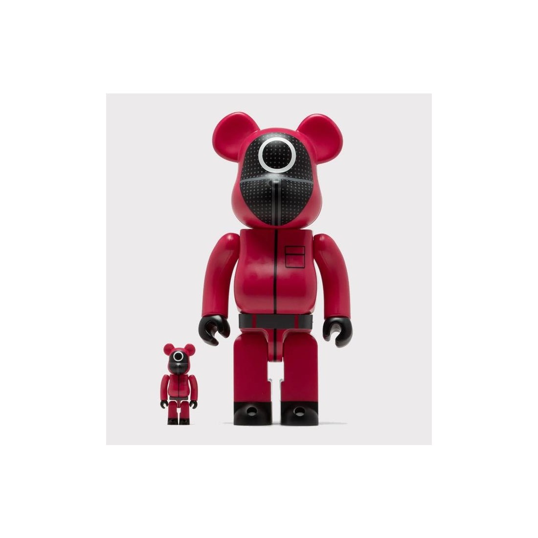 BEARBRICK SQUID GAME WORKER ROJO