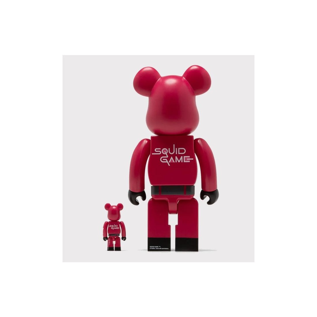 BEARBRICK SQUID GAME WORKER ROJO