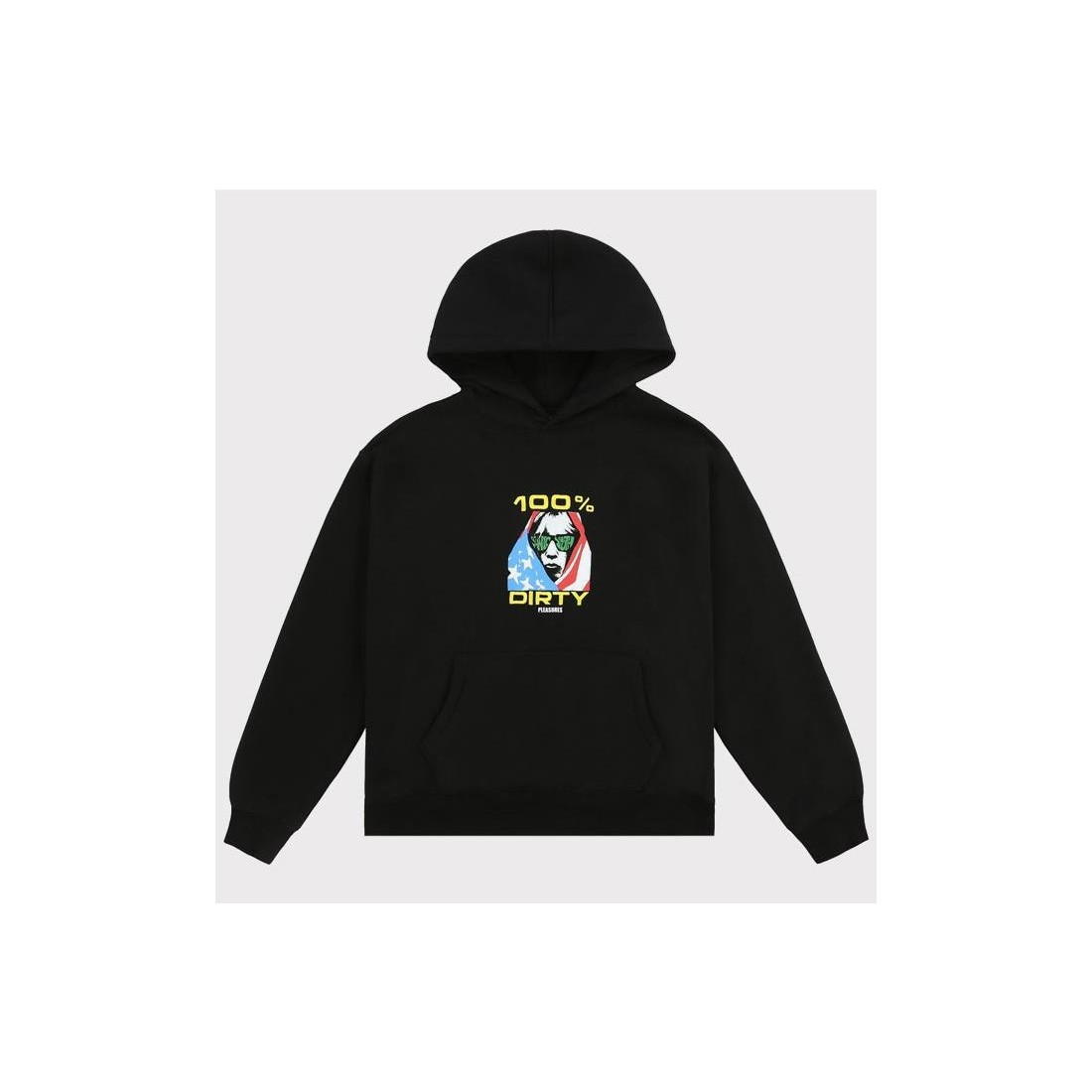 PLEASURES DIRTY HOODIE NEGRO