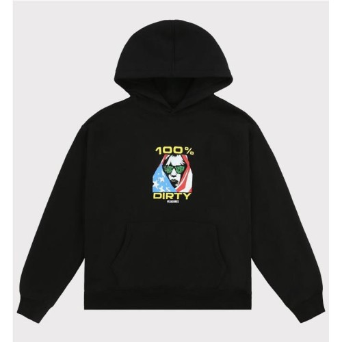 PLEASURES DIRTY HOODIE NEGRO