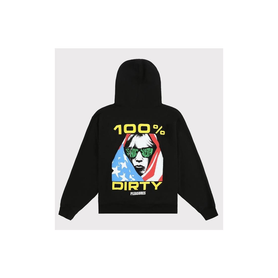 PLEASURES DIRTY HOODIE NEGRO