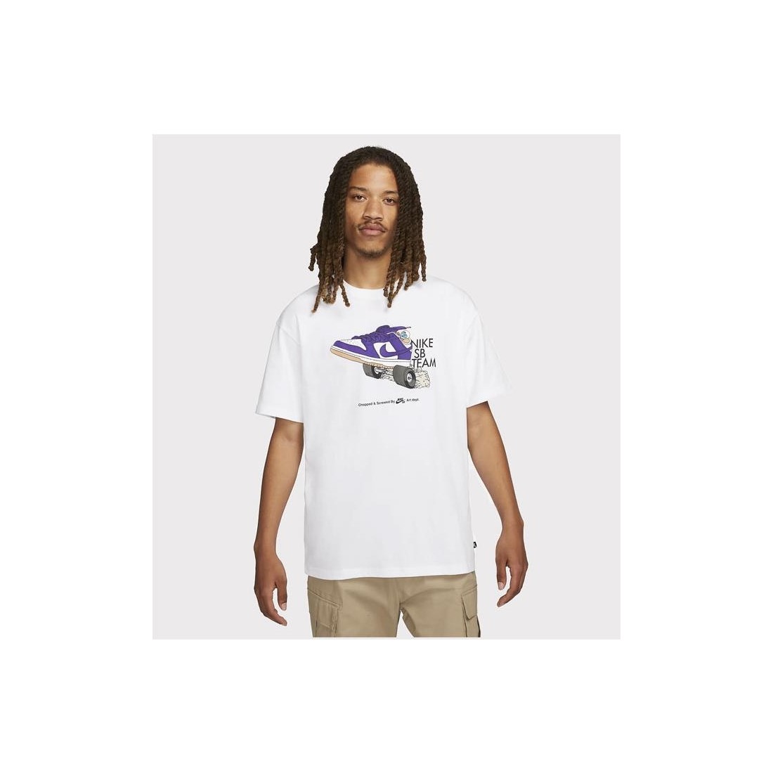 NIKE SB TEE BLANCO