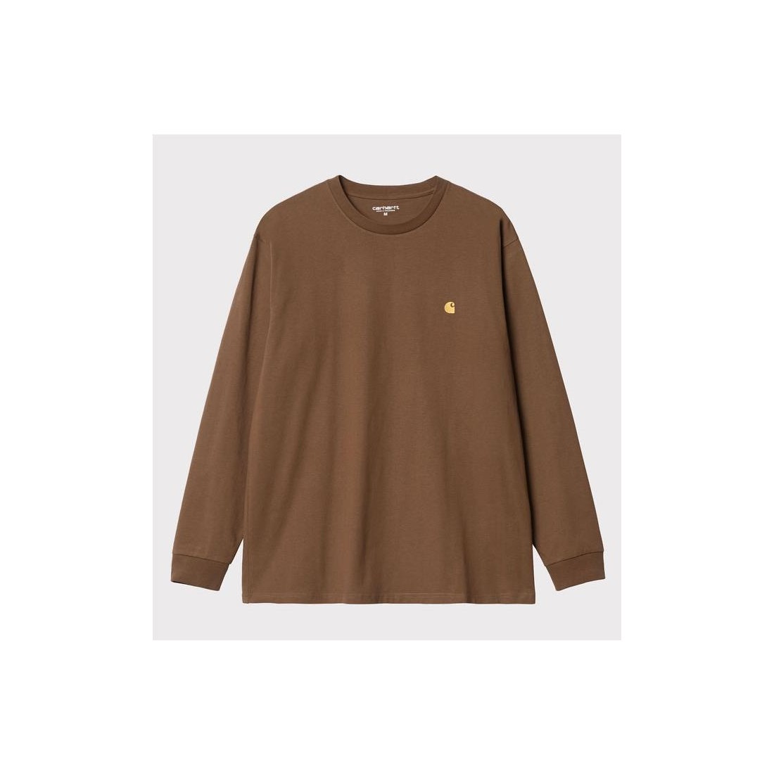 CARHARTT WIP LS CHASE TEE MARRON
