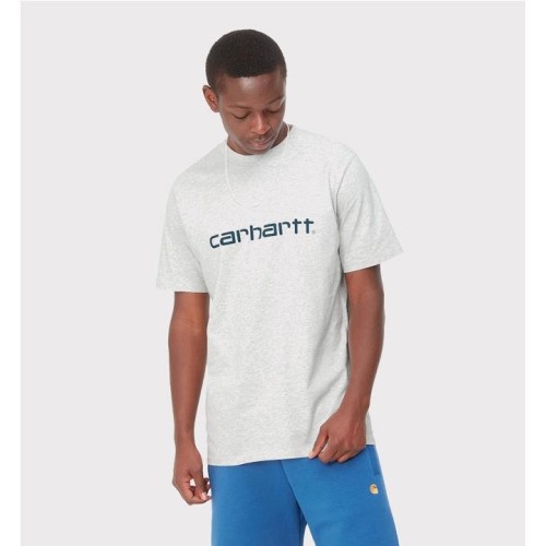 CARHARTT WIP SS SCRIPT TEE GRIS