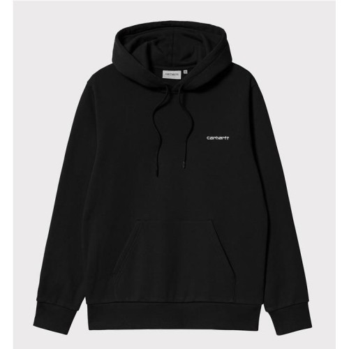 CARHARTT WIP SCRIPT EMBRO HOOD NEGRO