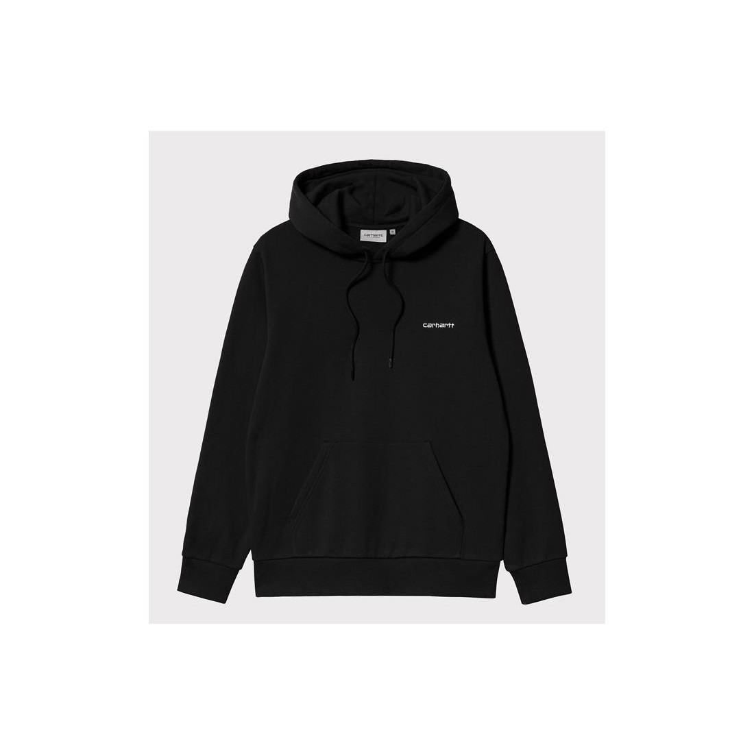 CARHARTT WIP SCRIPT EMBRO HOOD NEGRO