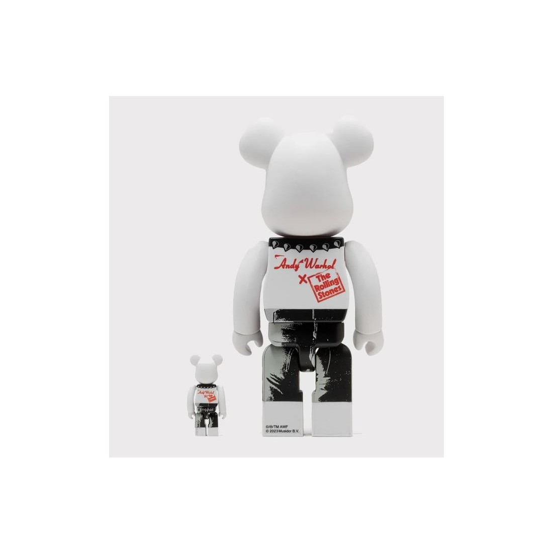 BEARBRICK ANDY X ROLLING 400 MULTICOLOR