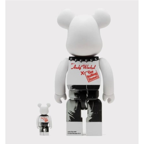 BEARBRICK ANDY X ROLLING 400 MULTICOLOR