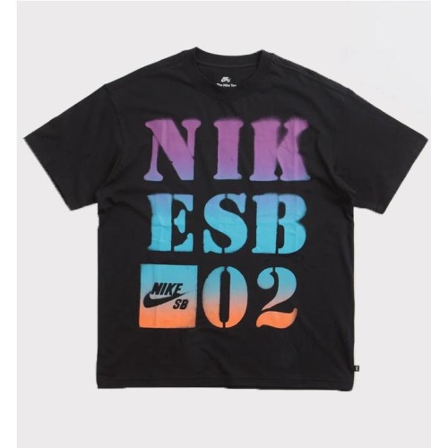 NIKE SB STENCIL TEE NEGRO