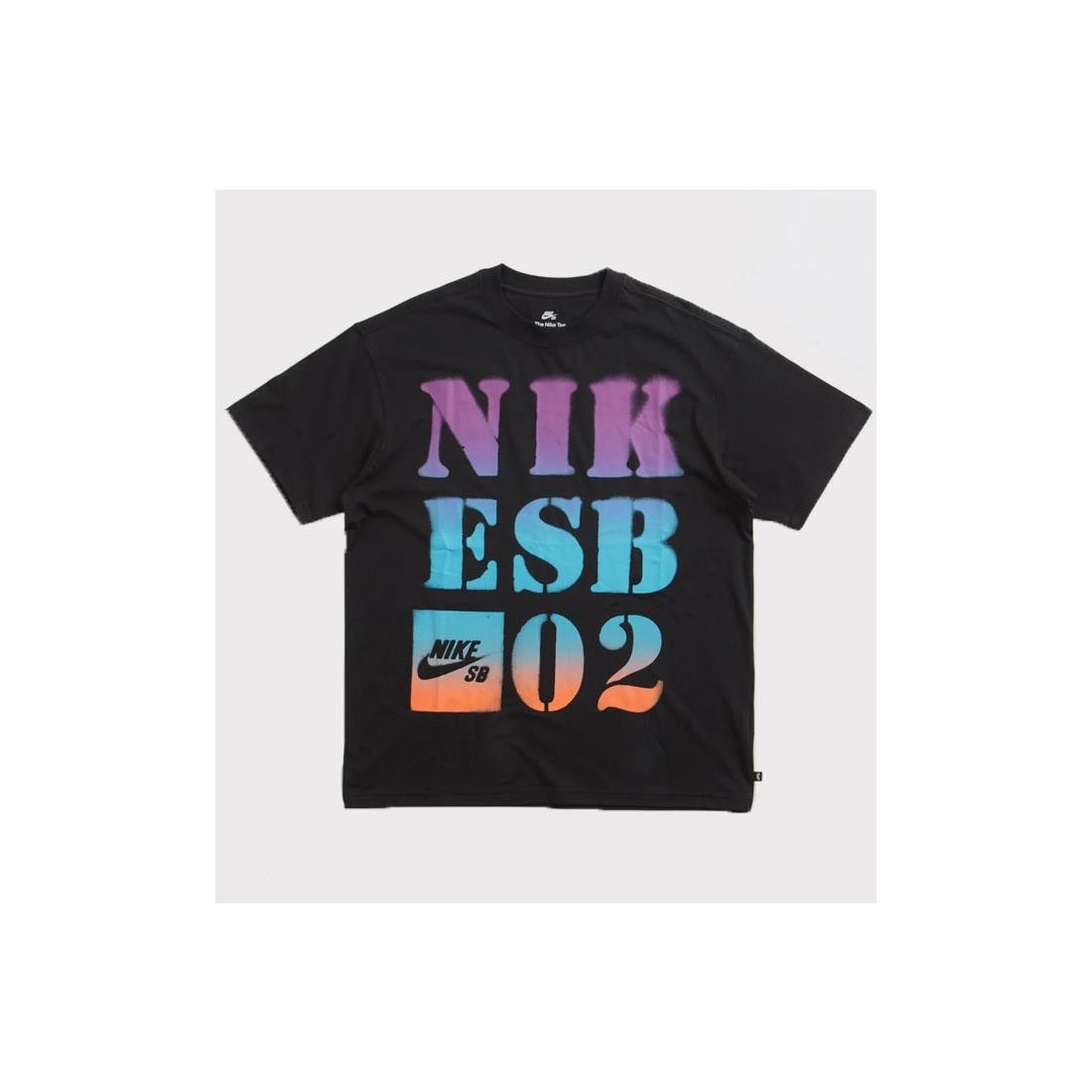 NIKE SB STENCIL TEE NEGRO