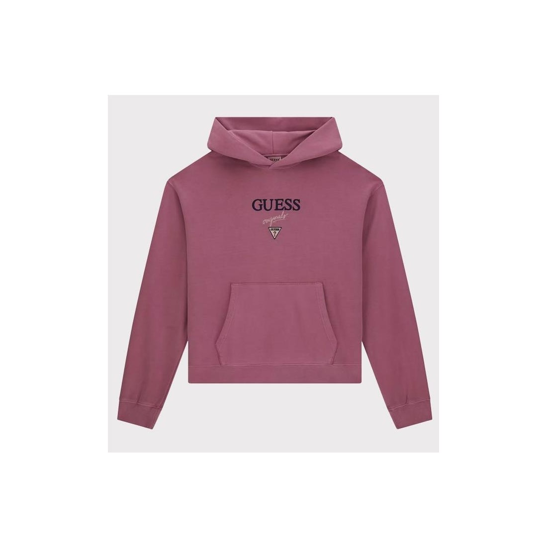GUESS GO BAKER LOGO HOODIE ROSADO