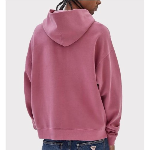 GUESS GO BAKER LOGO HOODIE ROSADO 2