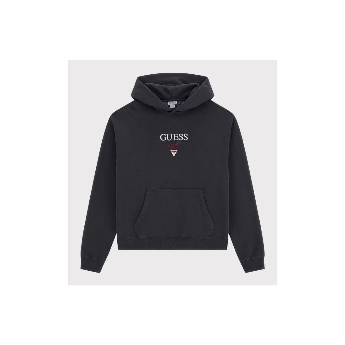 GUESS GO BAKER LOGO HOODIE NEGRO