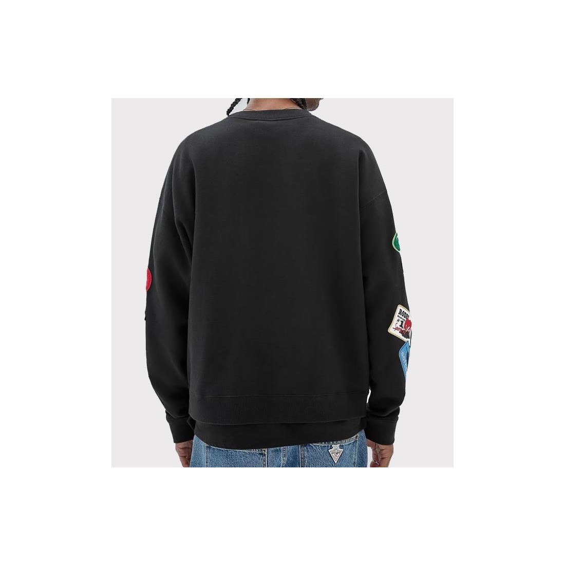 GUESS GO MARKET CREWNECK NEGRO