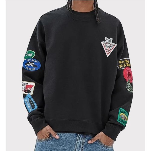 GUESS GO MARKET CREWNECK NEGRO