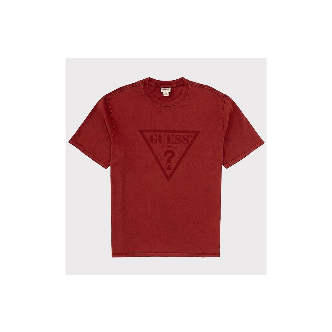 GUESS GO VINTAGE TRIANGLE TEE ROJO