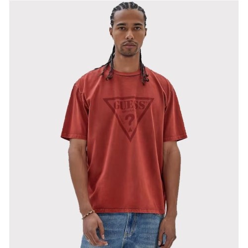 GUESS GO VINTAGE TRIANGLE TEE ROJO 2