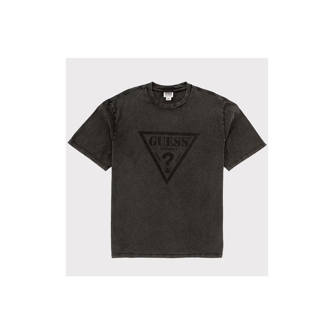 GUESS GO VINTAGE TRIANGLE TEE NEGRO