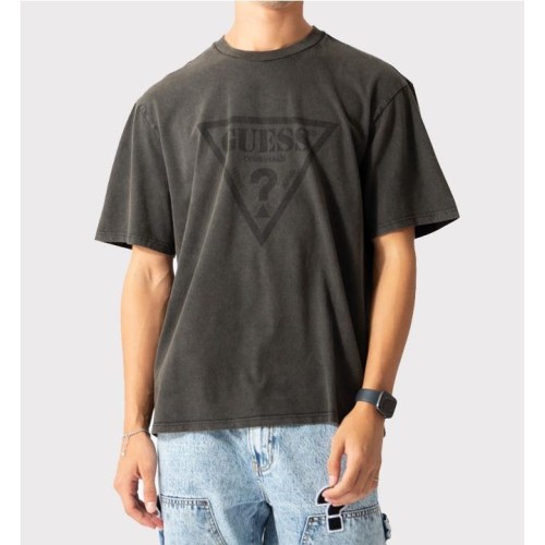 GUESS GO VINTAGE TRIANGLE TEE NEGRO