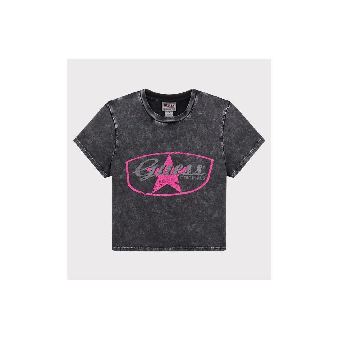 GUESS GO VINTAGE STAR BABY TEE NEGRO
