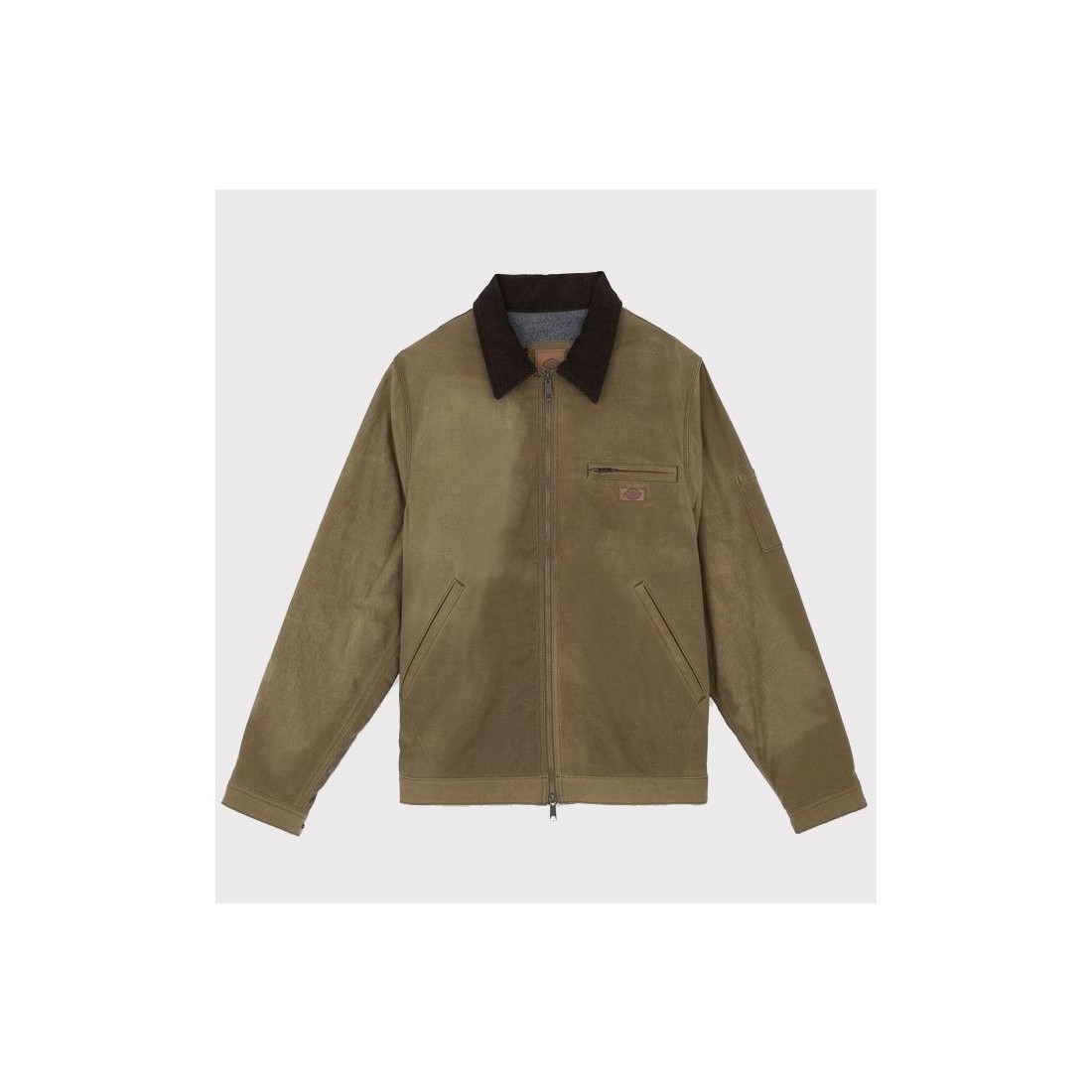 DICKIES LUCAS WAXED JACKET MARRON