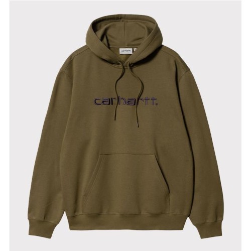 CARHARTT WIP HOODED SWEAT VERDE