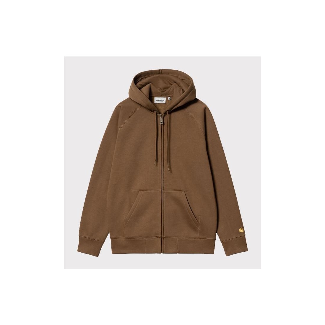 CARHARTT WIP CHASE HOODIE JKT MARRON