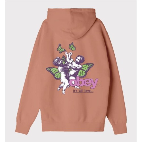 OBEY IT’S ALL LOVE PREMIUM CORAL