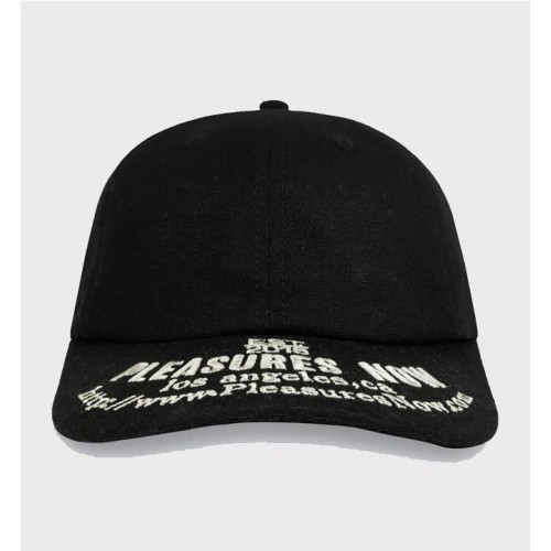 PLEASURES HTTP CANVAS CAP NEGRO