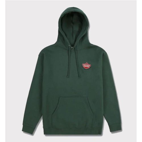 PLEASURES SWISHA HOODIE VERDE