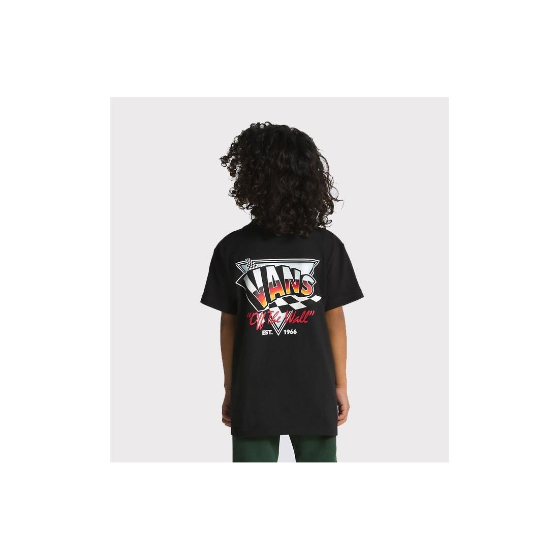 VANS KIDS HOLE SHOT TEE NEGRO