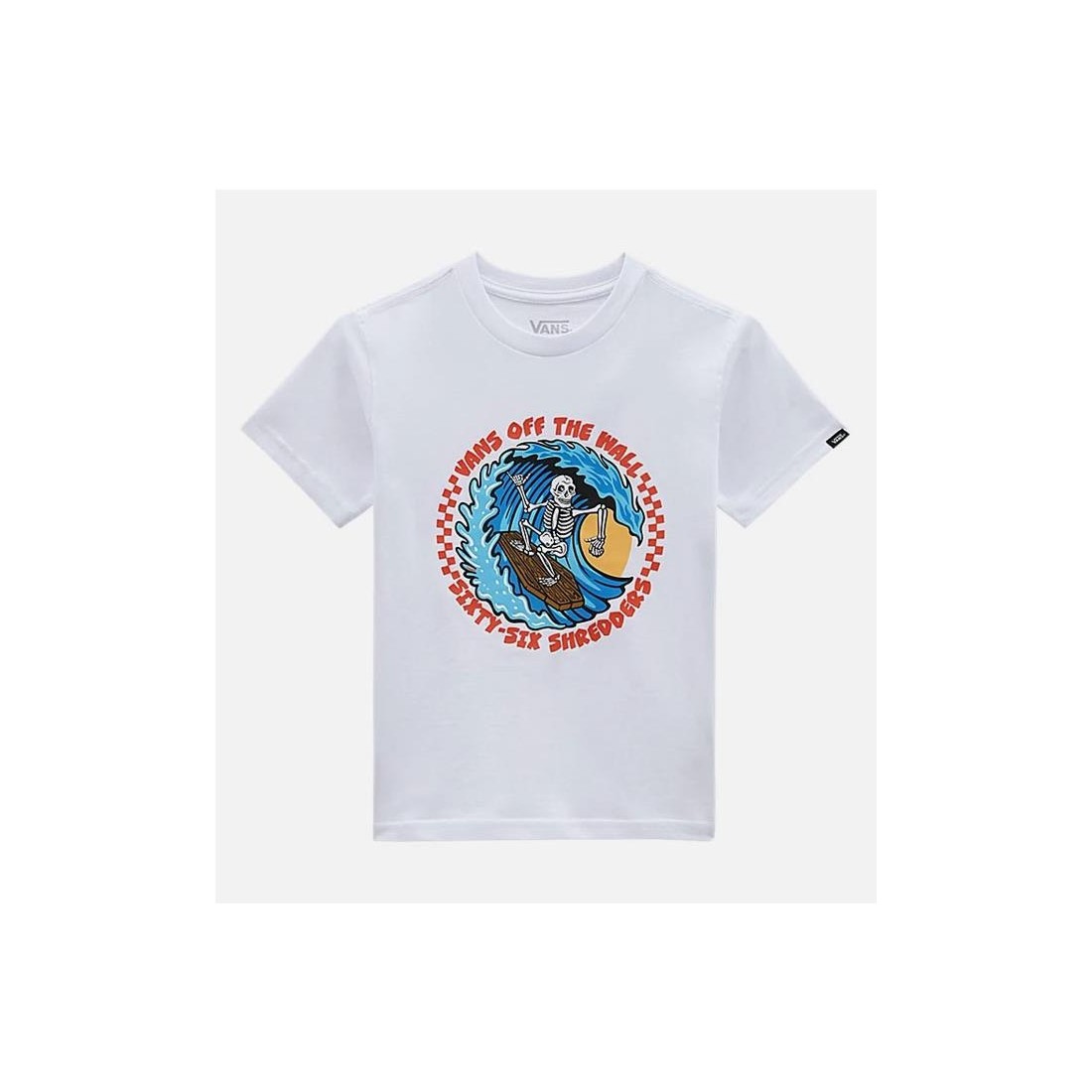 VANS 66 SHREDDERS SS TEE BLANCO