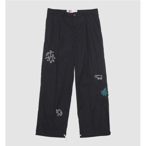 JUNGLES HARING PLEATED PANT NEGRO