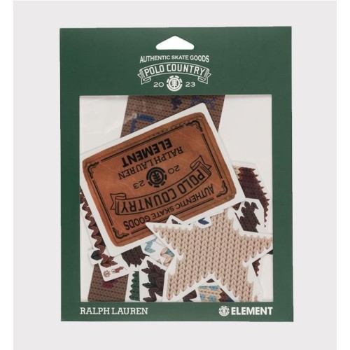 ELEMENT X RALPH LAUREN STICKER MULTICOLOR