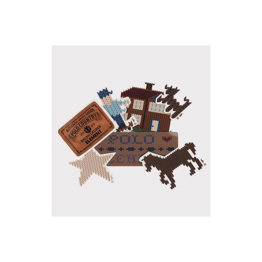 ELEMENT X RALPH LAUREN STICKER MULTICOLOR