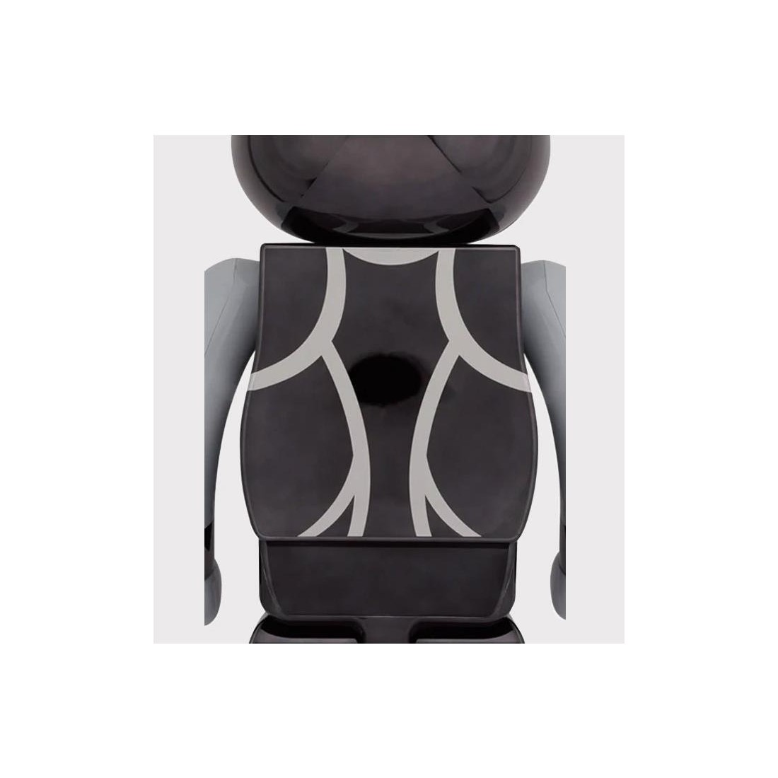 BEARBRICK KISS THE CATMAN GRIS