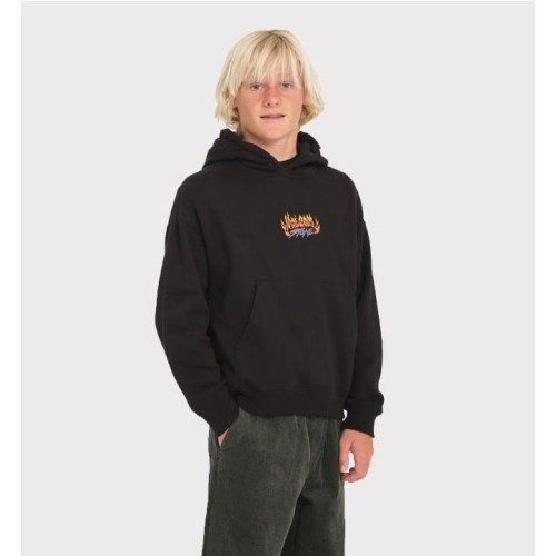 VOLCOM KID TRUX HOODIE NEGRO