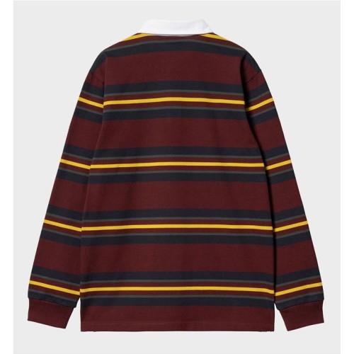CARHARTT WIP LS OREGON RUGBY GRANATE