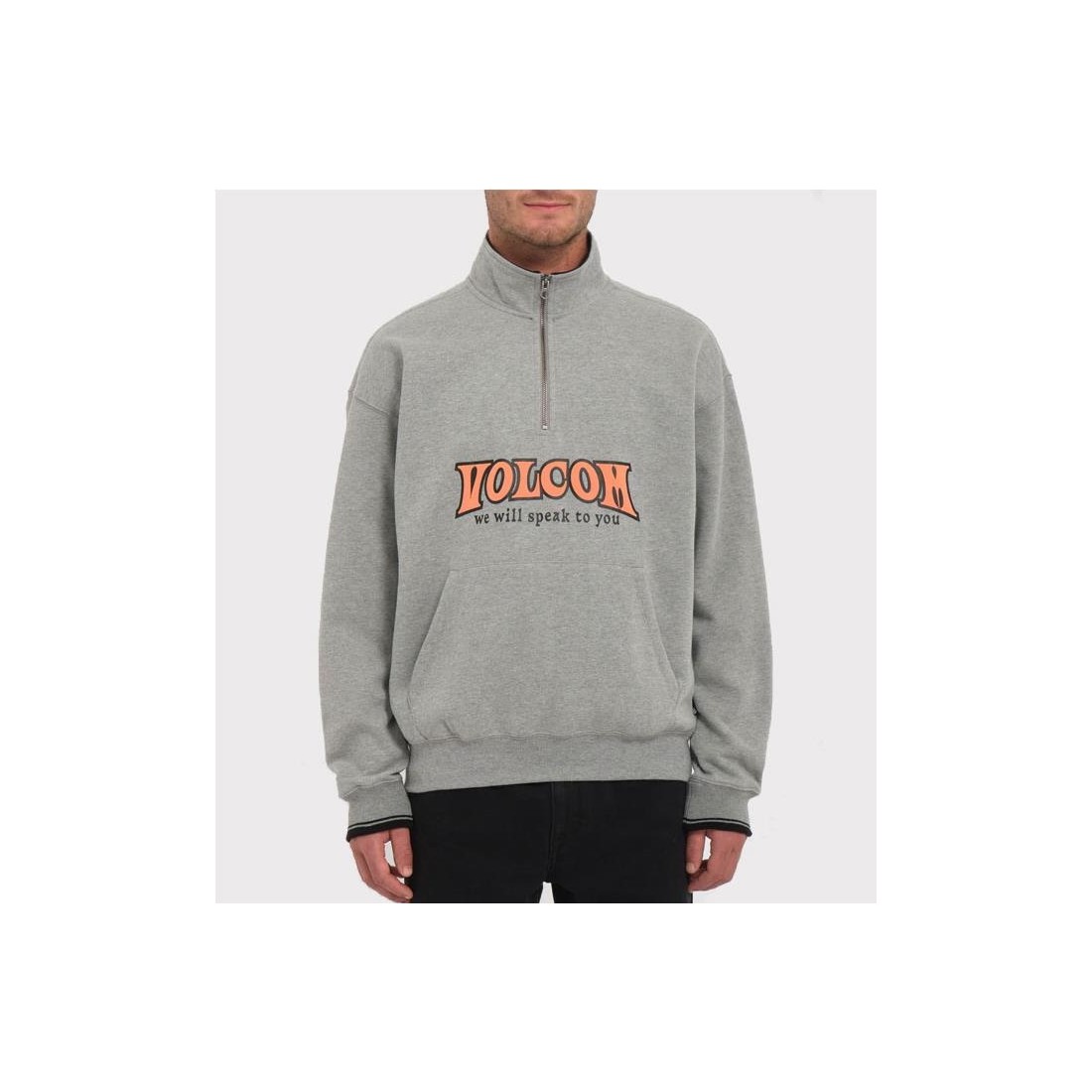 VOLCOM VARSITY CREW GRIS