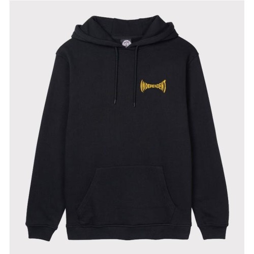 INDEPENDENT CARVED SPAN HOODIE NEGRO 2