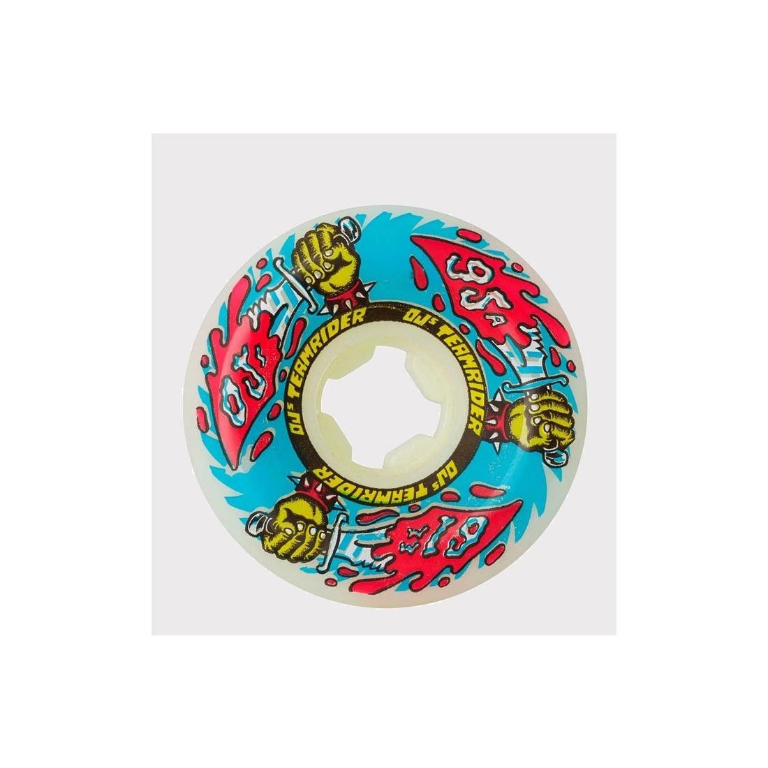 OJ WHEELS 61 MM TEAM RIDER 95A BLANCO