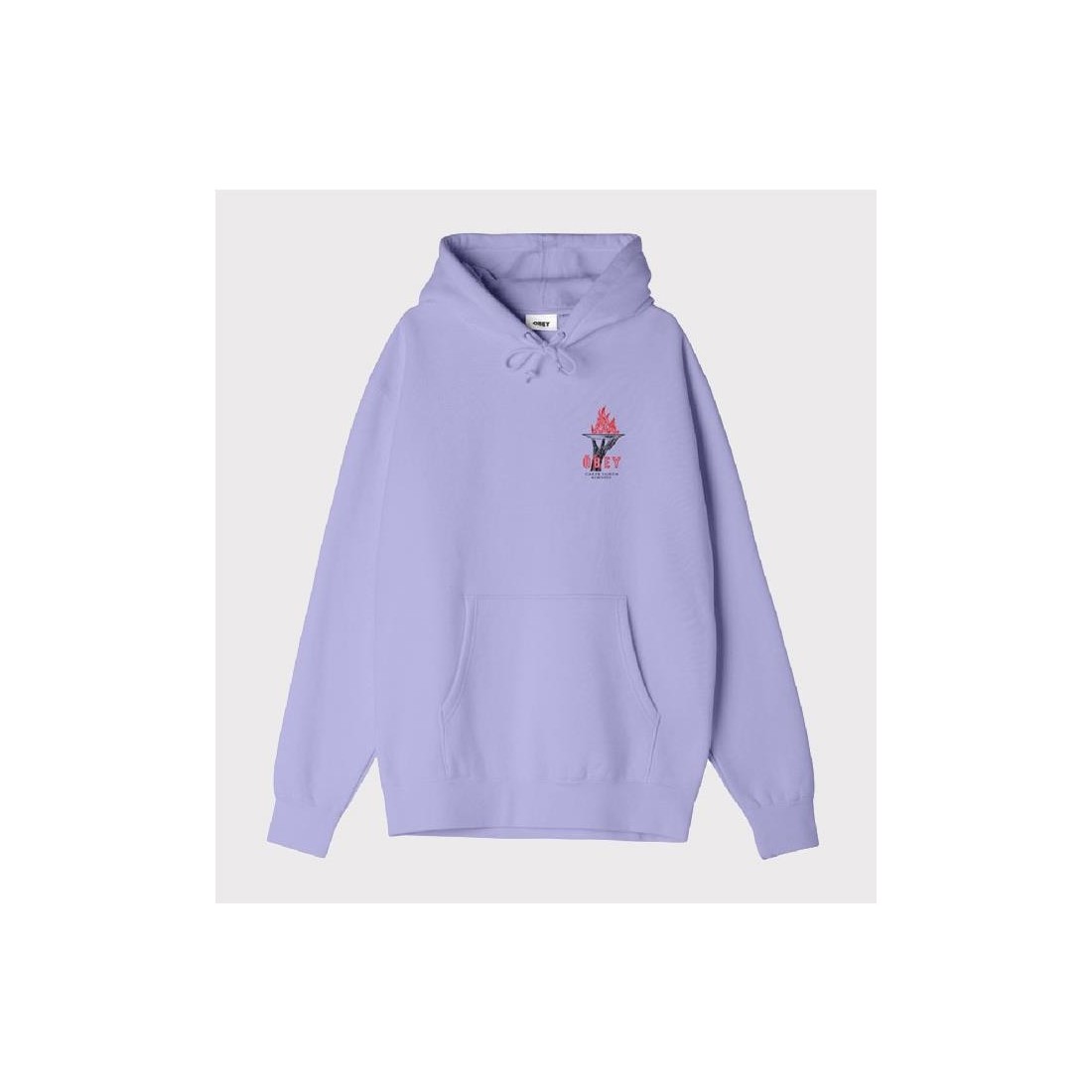 OBEY SEIZE FIRE HOODIE LAVANDA