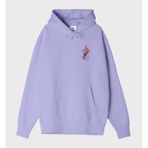 OBEY SEIZE FIRE HOODIE LAVANDA