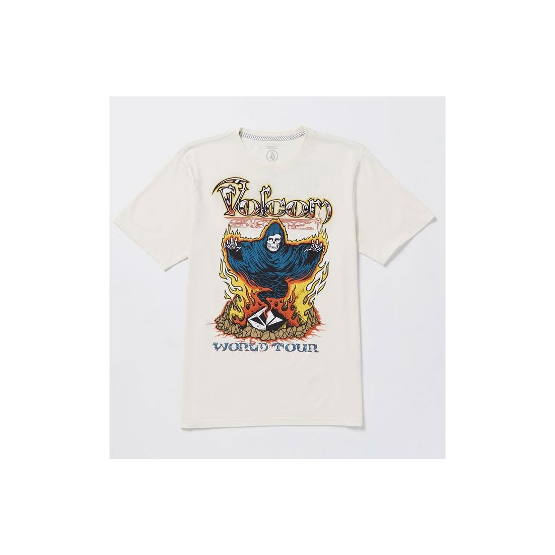 VOLCOM STONE GHOST SST TEE BLANCO ROTO