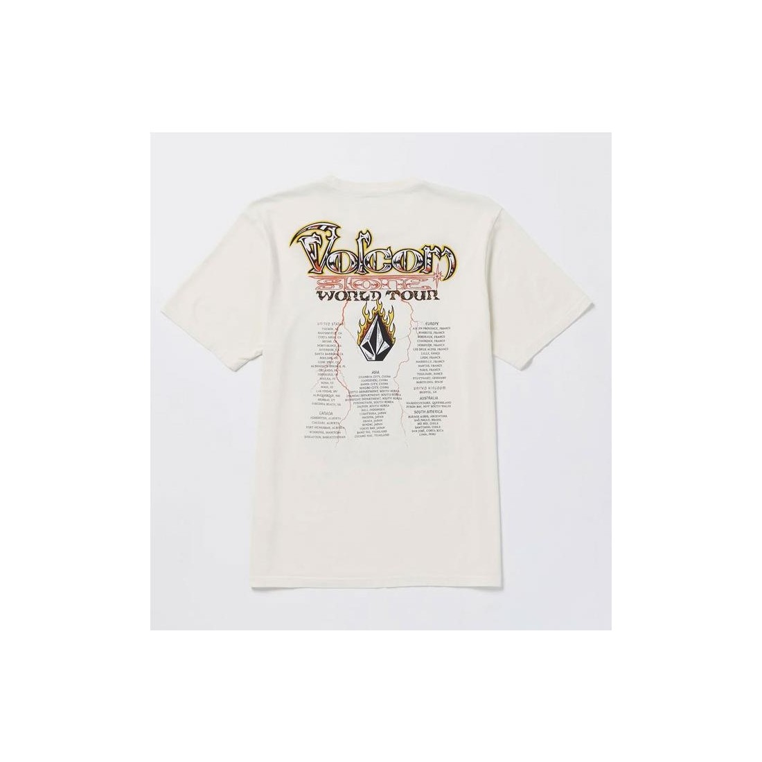 VOLCOM STONE GHOST SST TEE BLANCO ROTO
