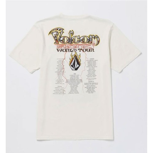 VOLCOM STONE GHOST SST TEE BLANCO ROTO