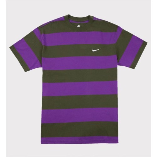 NIKE SB STRIPE TEE VERDE