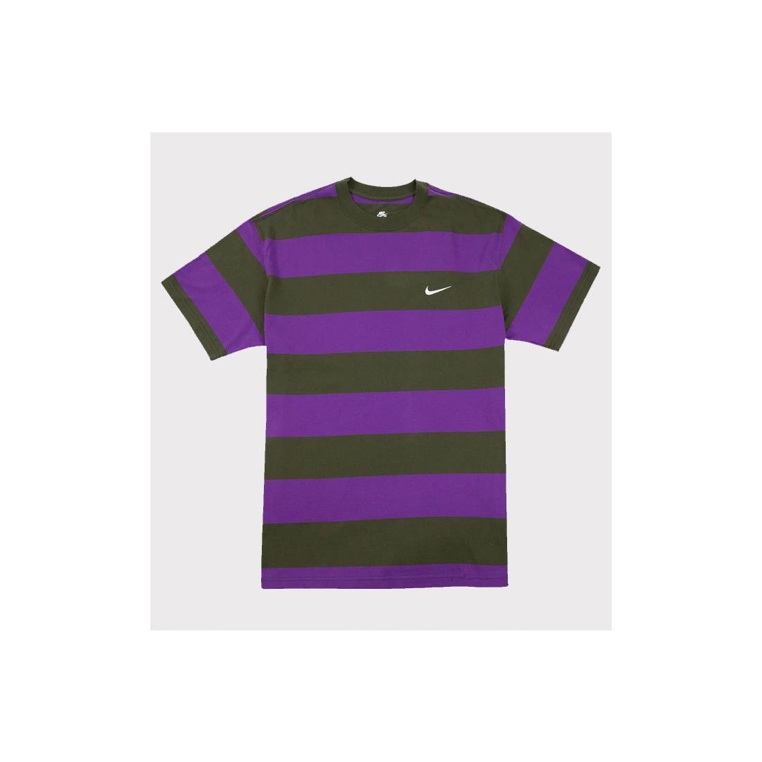NIKE SB STRIPE TEE VERDE