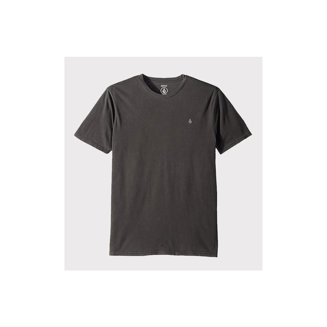 VOLCOM SOLID STONE EMB TEE NEGRO